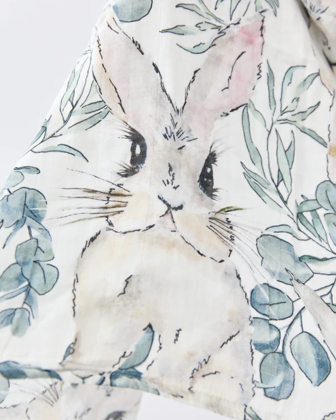 Bunny Love Bamboo/Cotton Baby Swaddle