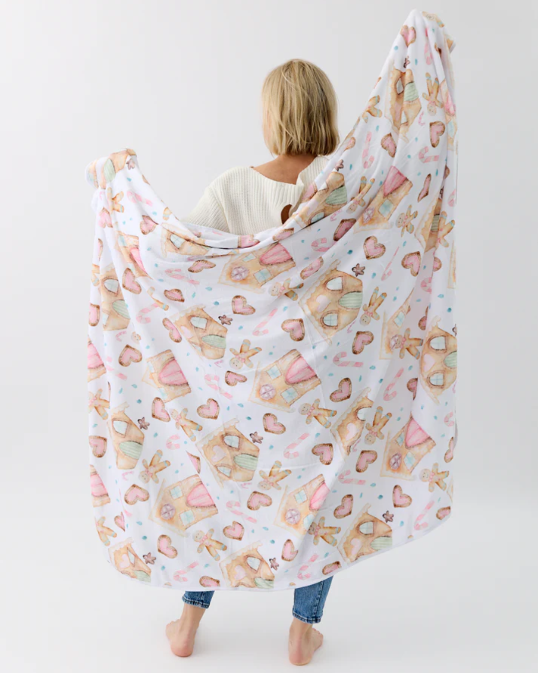 Gingerbread Dreams Plush Blanket