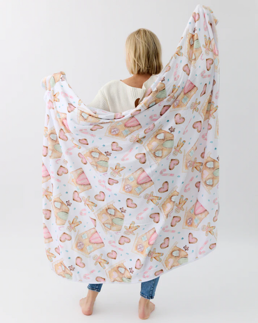 Gingerbread Dreams Plush Blanket