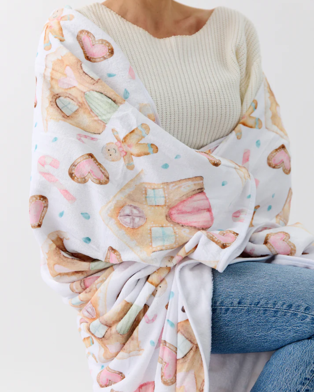 Gingerbread Dreams Plush Blanket