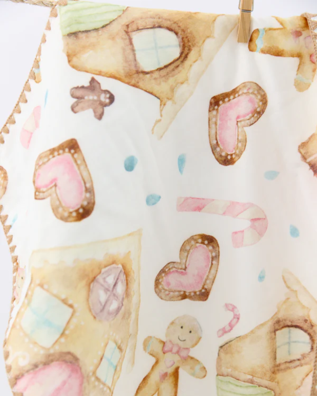 Gingerbread Dreams Waffle Blanket