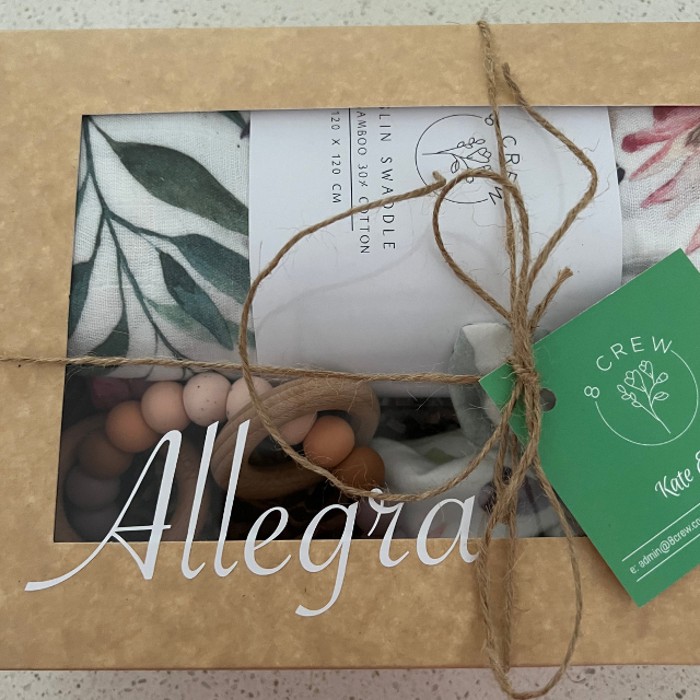 oatley bay, baby swaddle, bamboo swaddle wrap, australian native plant, australiana, baby gift, new baby gift box, baby headband