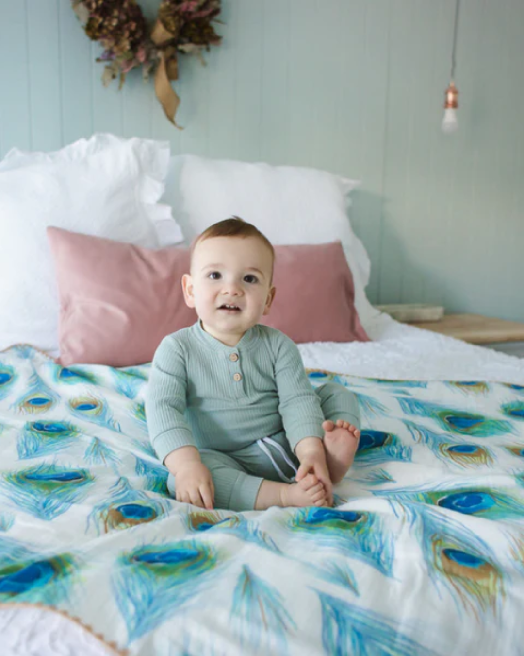 Sandy Point Waffle Blanket