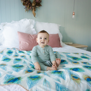 Peacock on sale baby bedding