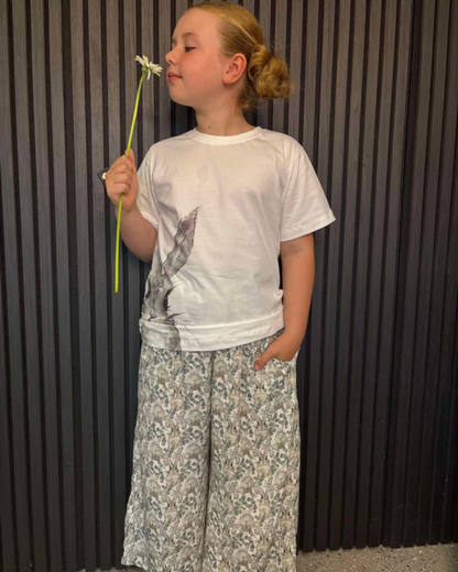 Bunny Love Ladies 3/4 Wide Leg Pant