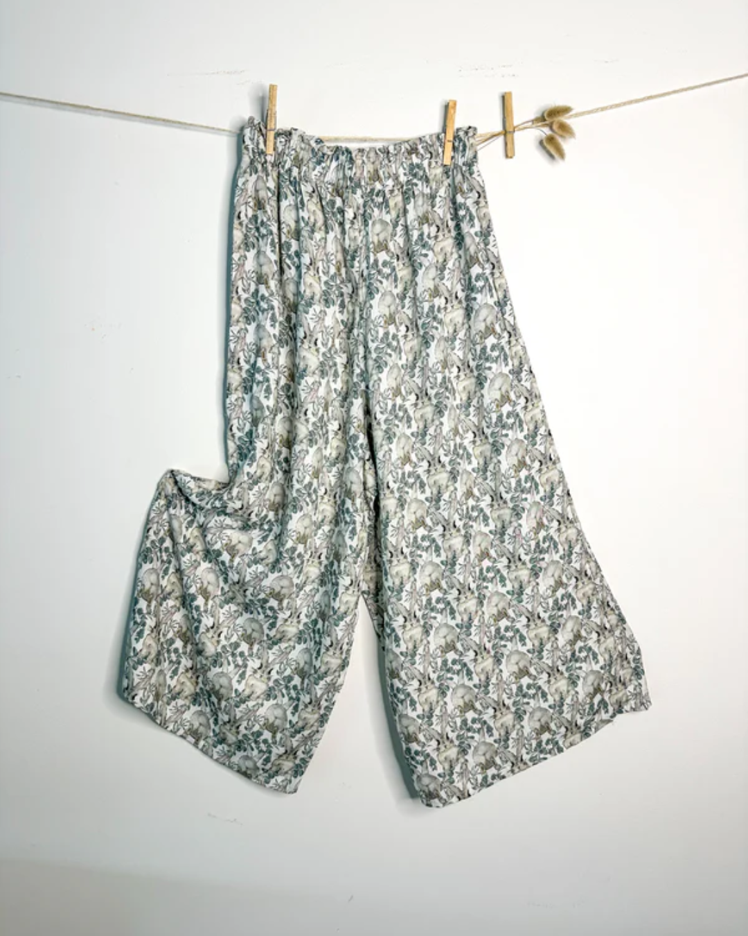 Bunny Love Ladies 3/4 Wide Leg Pant