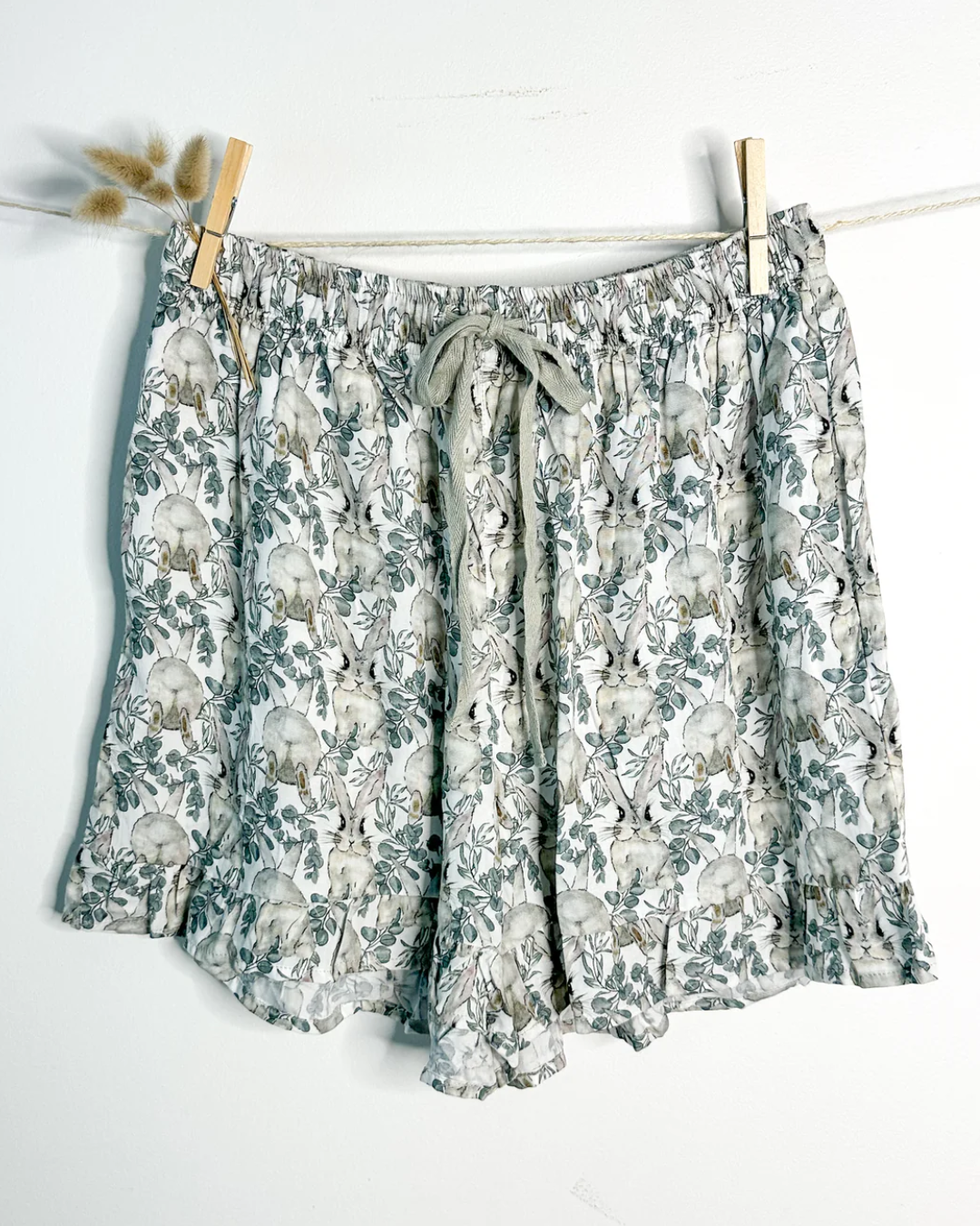 Bunny Love Ladies Long Sleeve & Shorts Set