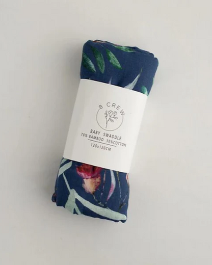 Christmas in the Bay Bamboo/Cotton Baby Swaddle