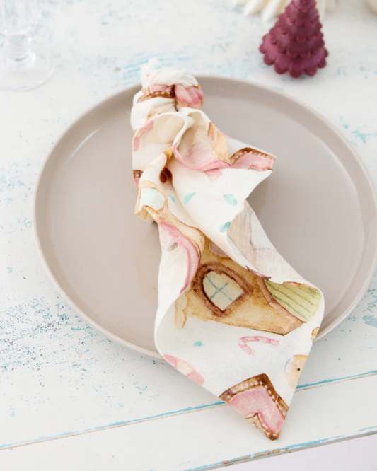 Gingerbread Dreams - Linen Napkin (Set of 4)