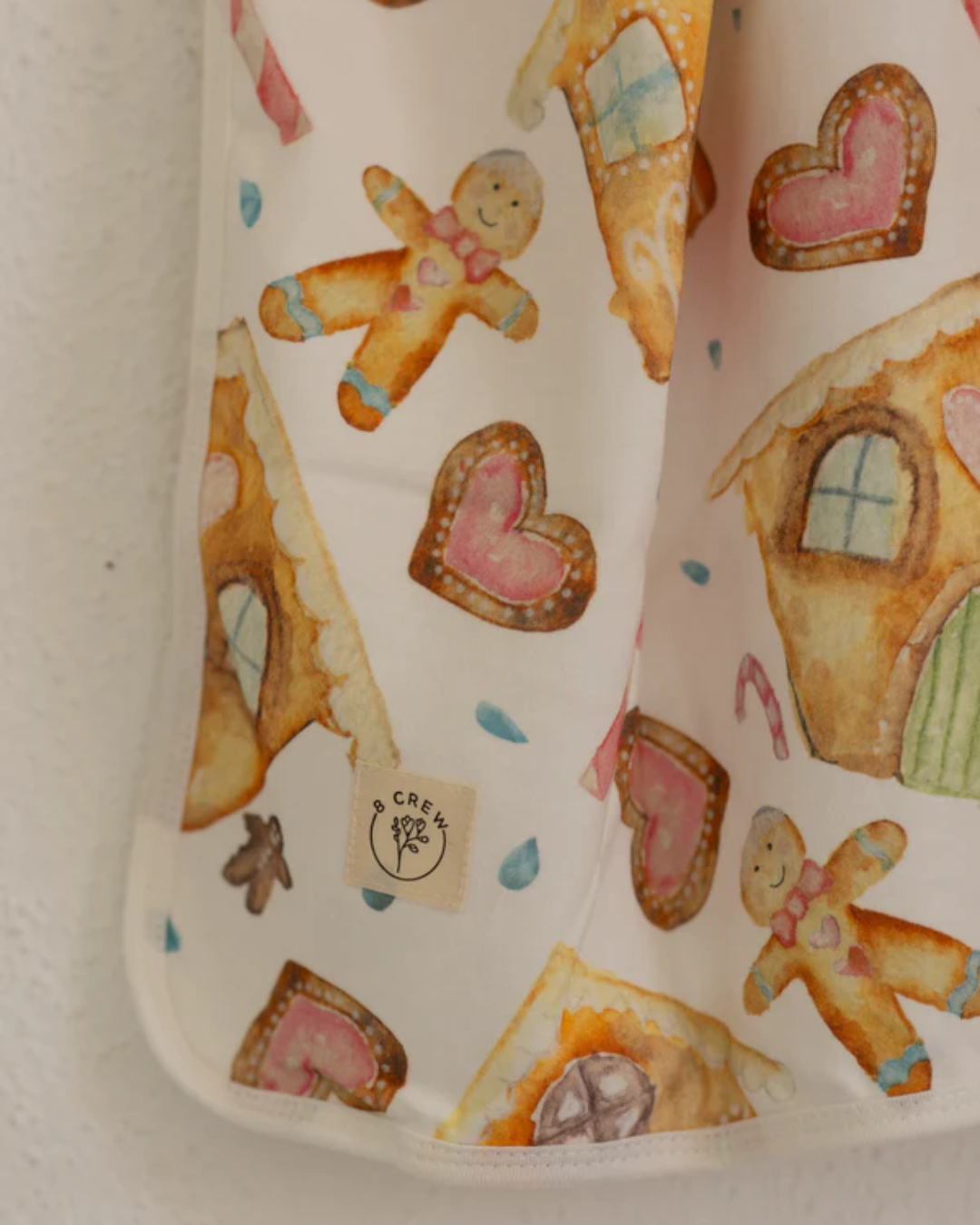 Gingerbread Dreams 100% Cotton Knit Baby Swaddle