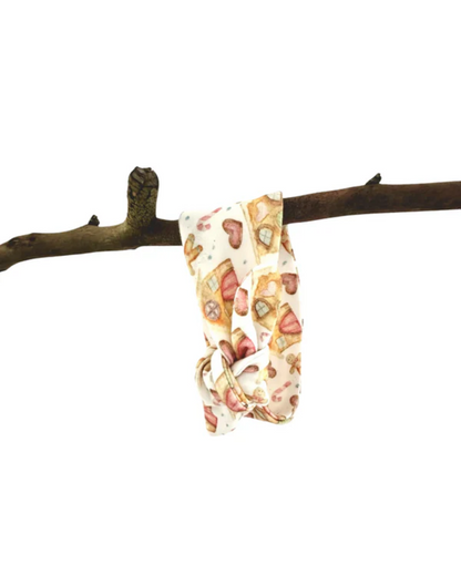 Gingerbread Dreams 100% cotton jersey headband