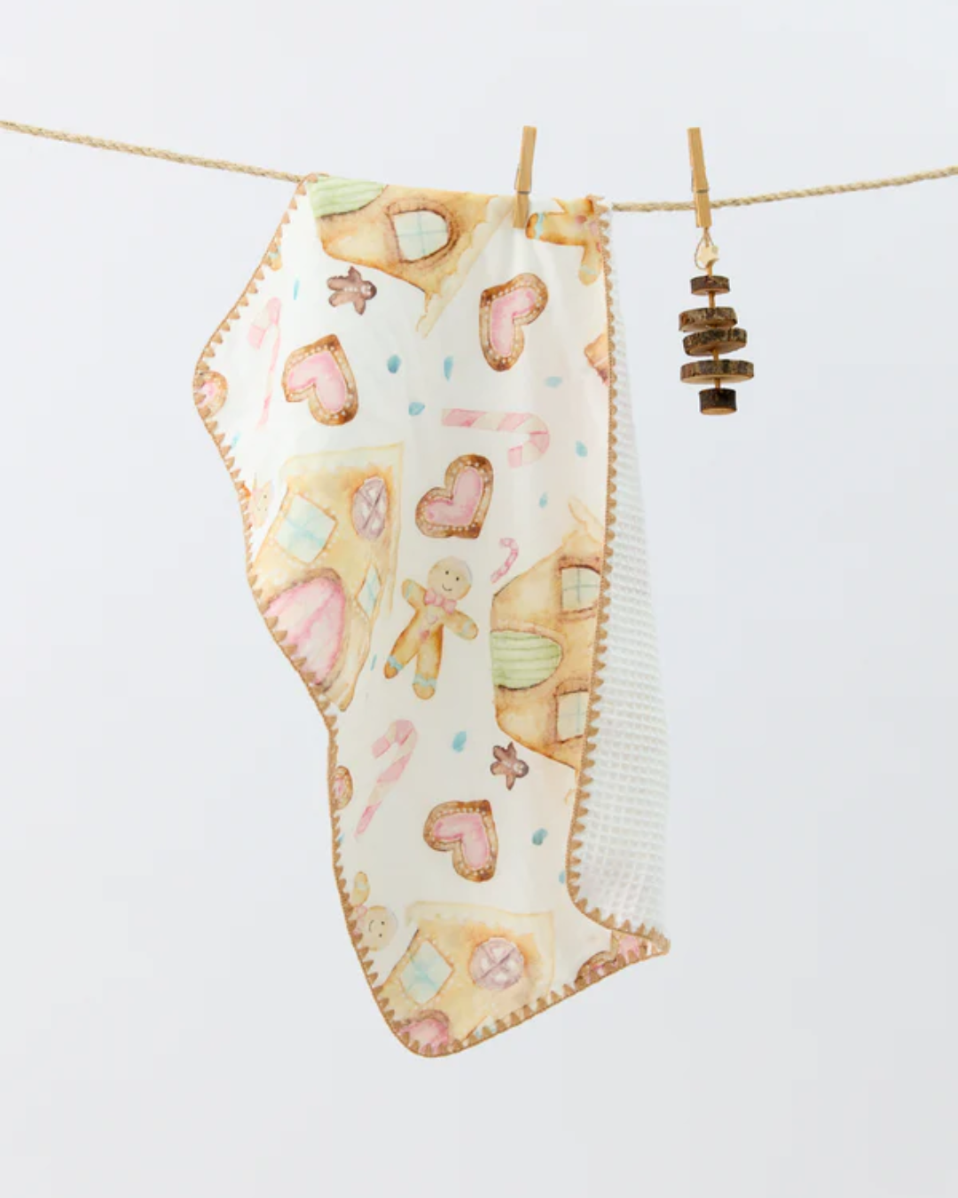 Gingerbread Dreams Waffle Hand Towel