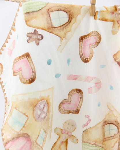 Gingerbread Dreams Waffle Hand Towel