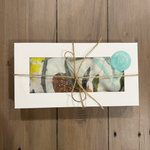 Load image into Gallery viewer, Gift box with Gungah Bay design scarf inside
