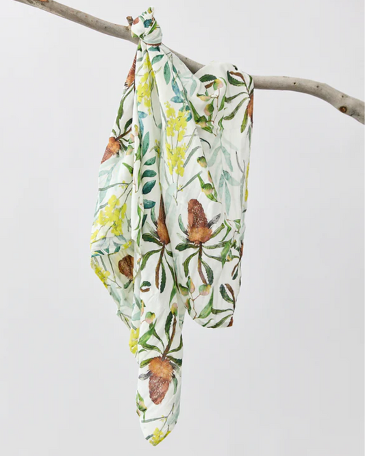 Gungah Bay/BorneHMRI - Bamboo/Cotton Baby Swaddle