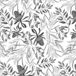 Load image into Gallery viewer, Close up of Silver Linings grey floral print cushion cover design
